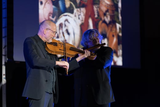 musicians performing