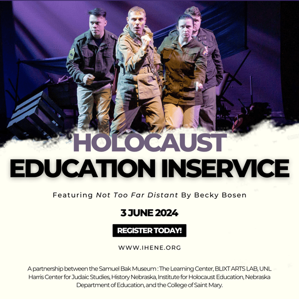 Holocaust Education Inservice Flyer