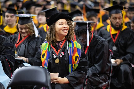 Dr. Phillips at Commencement