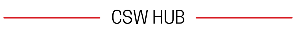 Header that reads, CSW Hub