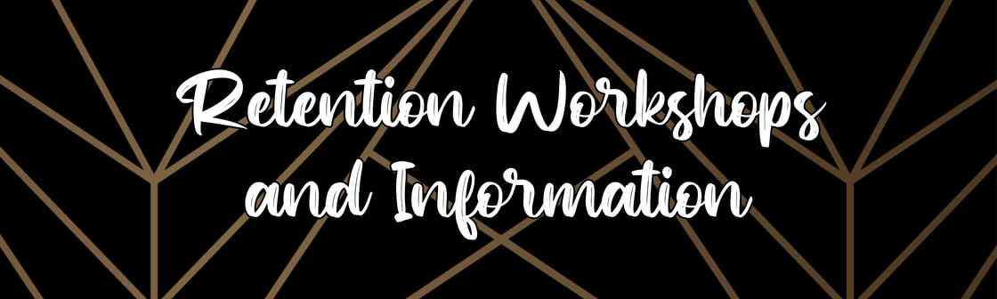 Retention workshops and information - banner