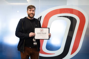 Jesse Krause, A/V Specialist at the University of Nebraska at Omaha's (UNO) Baxter Arena, has been named UNO's Employee of the Month for September 2024.