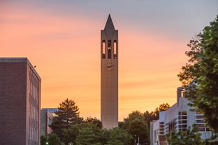 UComm -- MDBE -- Campanile sunset 15