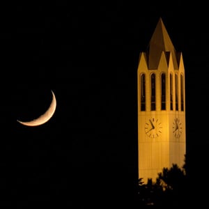 Campanile moon