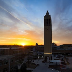 Campanile south sun
