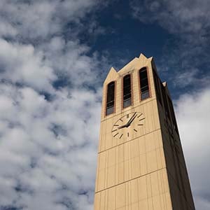 campanile clouds