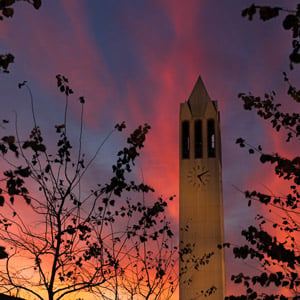 campanile sunset west crop