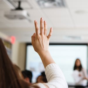  hand raised