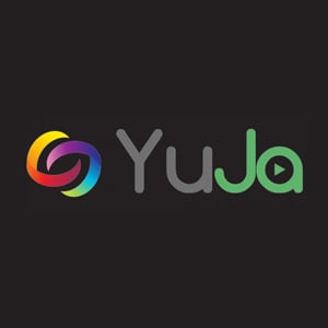 YuJa logo black