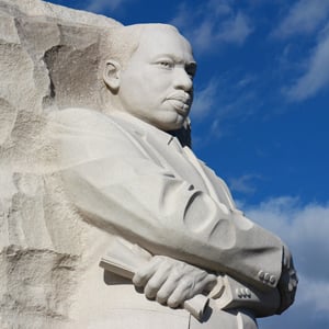 A statue of Martin Luther King, Jr., at the U.S. National Mall