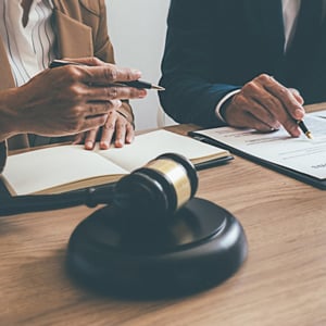 legal papers attorney gavel