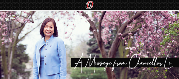 A message from Chancellor Jo Li