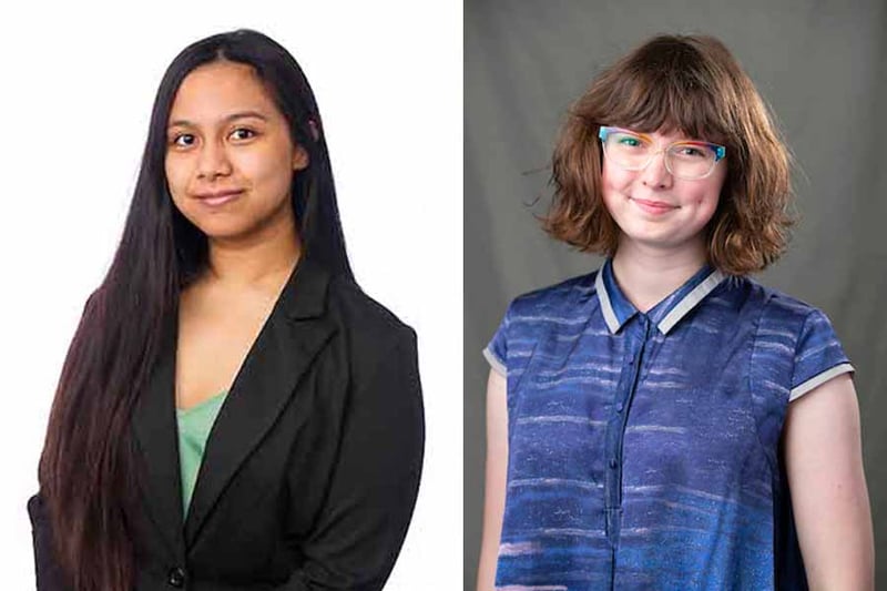 Jazmyn Cruz and and Ottilie Cooper-Ohm
